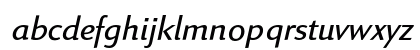 Linex Sans Std Light Italic Lowercase Preview