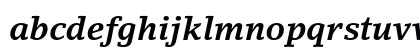 LinoLetter Std Bold Italic Lowercase Preview