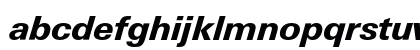 LinotypeUnivers BasicHeavyItalic Preview