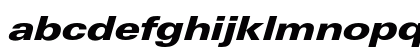 LinotypeUnivers ExtdBlackItalic Preview