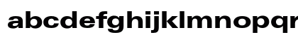 LinotypeUnivers ExtdHeavy Lowercase Preview