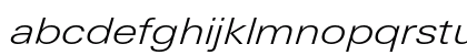 LinotypeUnivers ExtdLightItalic Preview