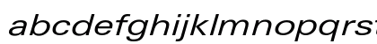 LinotypeUnivers ExtdRegularItalic Preview