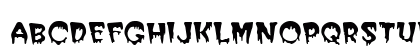 Blood Cyrillic Normal Lowercase Preview