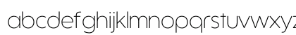 LT Saeada Thin Regular Lowercase Preview