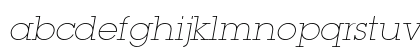 ITC Lubalin Graph Std Extra Light Oblique Lowercase Preview