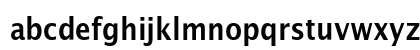 LucidaSansNarEF DemBol Lowercase Preview