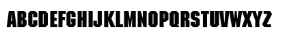 ITC Machine Std Bold Lowercase Preview