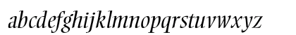 Ellington Light Italic Lowercase Preview