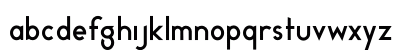 Melvinsans Regular Lowercase Preview
