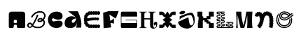 MGN Kinetic Display 5 Lowercase Preview