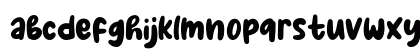 Milky Coffee Regular Lowercase Preview