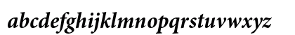 Minion Pro Bold Cond Italic Preview