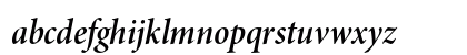 Minion Pro Semibold Cond Italic Subhead Preview