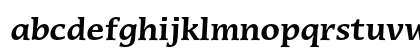 Mirarae Bold Lowercase Preview