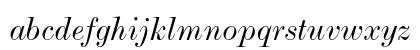 Monotype Modern Extended Italic Preview
