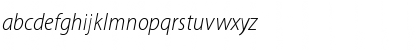 Myriad Pro Light SemiCondensed Italic Font