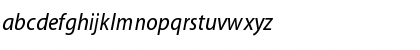Myriad Pro SemiCondensed Italic Font