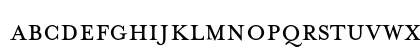 MrsEavesSmallCaps Roman Lowercase Preview