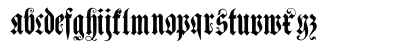 MuenchnerFraktur Regular Lowercase Preview