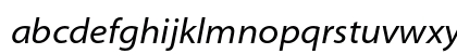 Myriad Pro SemiExtended Italic Preview