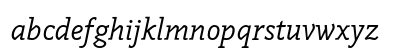 Napoleone Slab ITC Std Italic Lowercase Preview