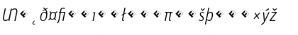 Unit-LightItalicTFExpert Regular Font