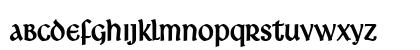 Leo Condensed Bold Lowercase Preview