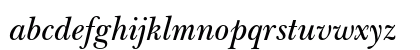 ITC New Baskerville Semi Bold Italic Preview