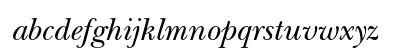 ITC New Baskerville Std Italic Lowercase Preview