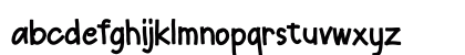 Ngangguran Regular Lowercase Preview
