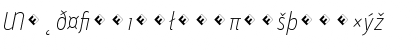 Unit-ThinItalicExpert Regular Font