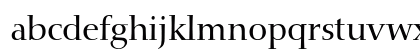 Nofret Regular Lowercase Preview