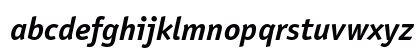 ITC Officina Sans Bold Italic Preview