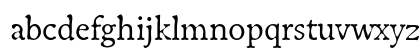 Oldbook ITC Std Regular Lowercase Preview