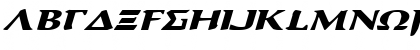 Aegis Expanded Italic Expanded Italic Font