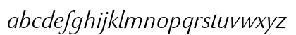 Optima nova LT Light Italic Preview