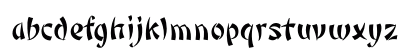 OPTIPeking Regular Lowercase Preview