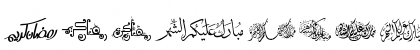 AraSym Ramadan 2 Regular Font