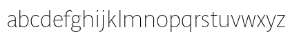 ParisineClair Regular Lowercase Preview