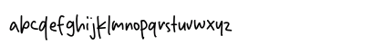 Perfect Time Regular Lowercase Preview