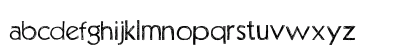 PositivA Regular Lowercase Preview