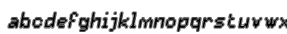 Praxis CollegiateOblique Lowercase Preview