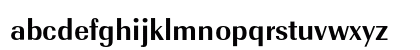 RadiantEFText DemiBold Lowercase Preview