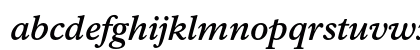 Rawlinson Bold Italic Lowercase Preview