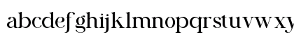 Reliora Regular Lowercase Preview