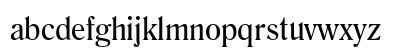 Romana Regular Lowercase Preview