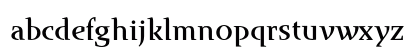 Runa Serif Std Medium Lowercase Preview