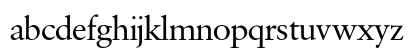 Sabon Expert BQ Regular Lowercase Preview