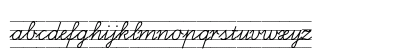 SchulschriftB-L4 Regular Lowercase Preview